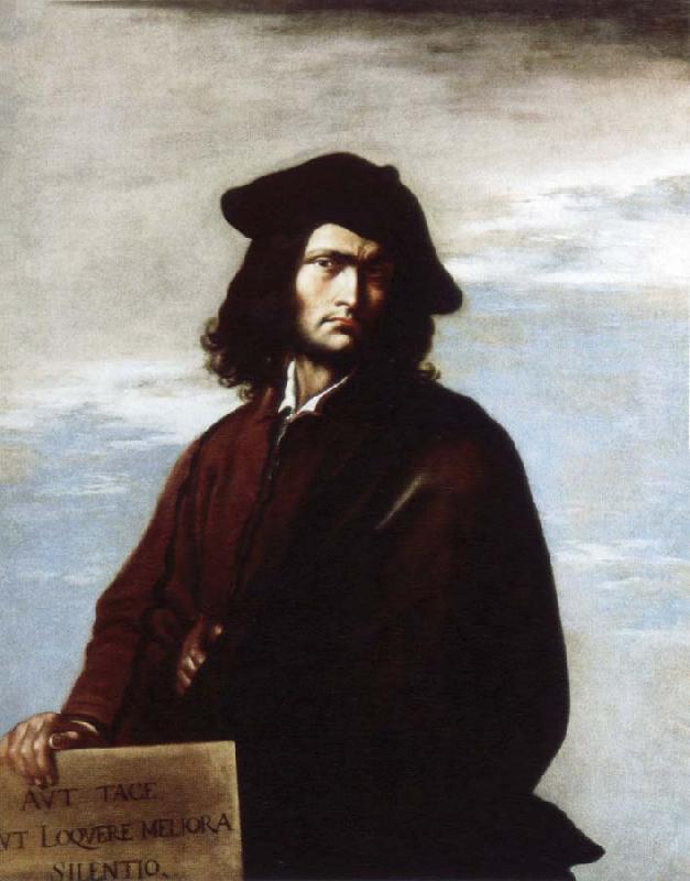 Salvator Rosa self portrait as a philosopher